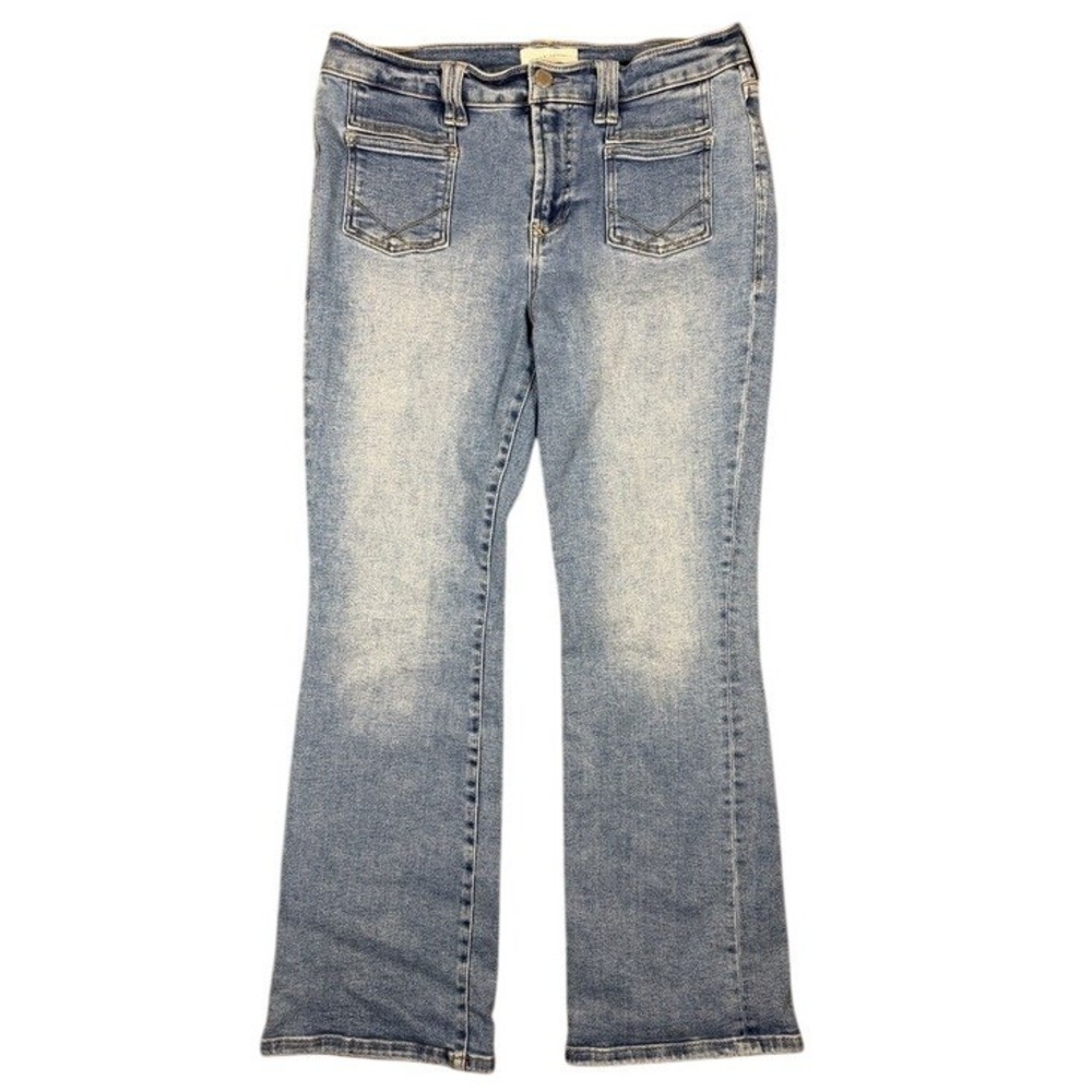 Dear John Jaxtyn Bootcut Jeans Light Wash Blue Patch Pocket 30 DPM-41-A100-LUI